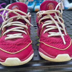 Nike KD “NY vs NY” Maroon Sneakers with White Accents